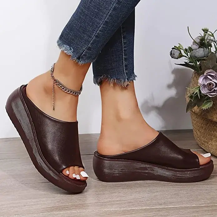 LP con plateau da donna LD | con punta aperta
