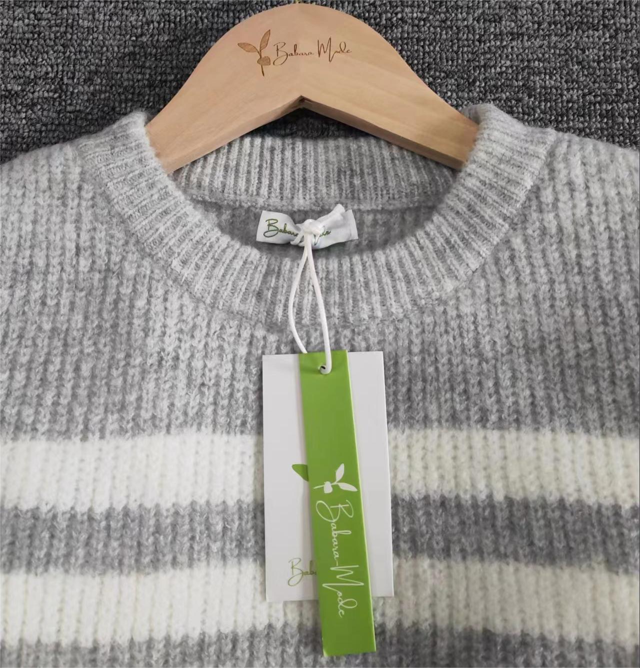 LP |Maglia a righe chic a maniche lunghe