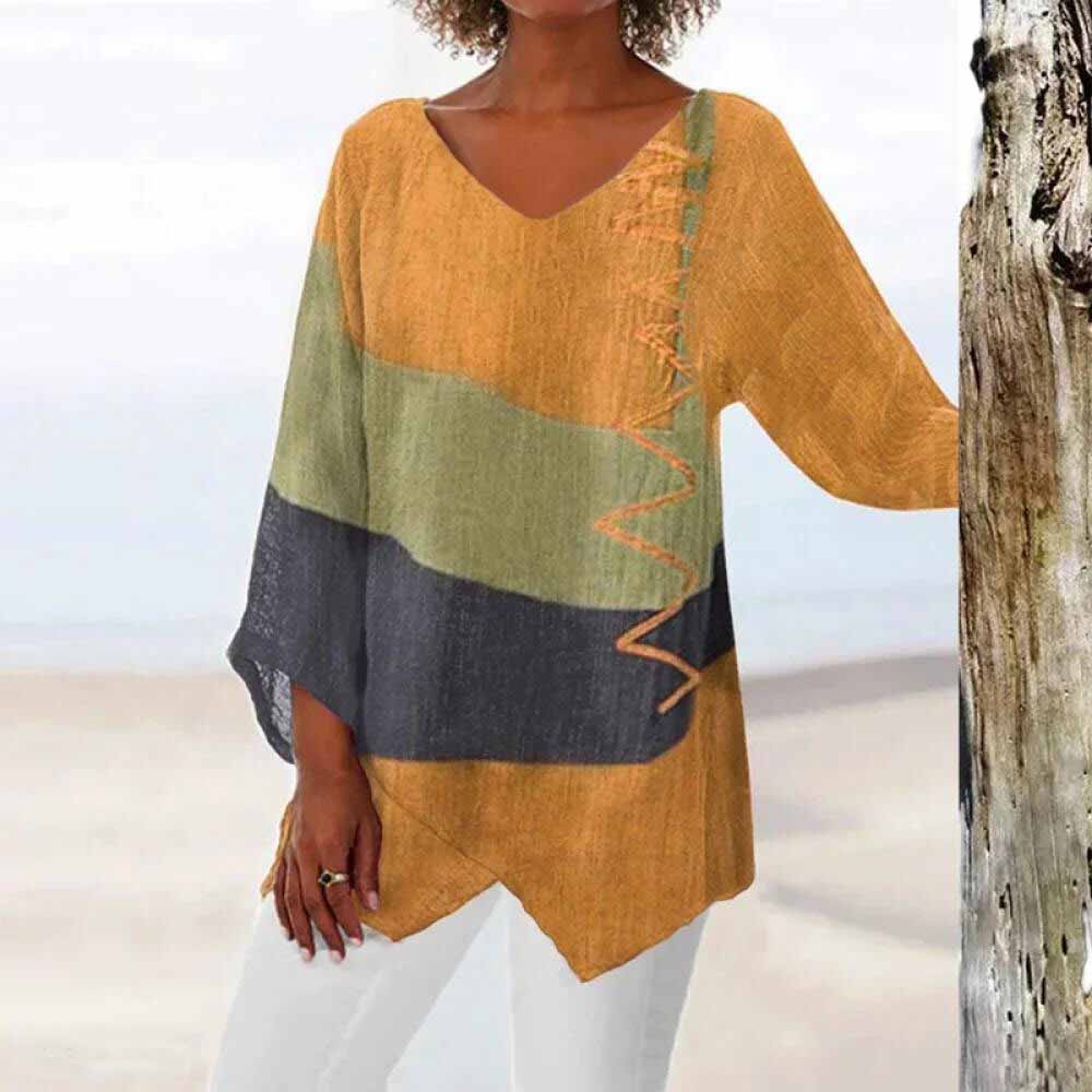 LP | Elegante camicia estiva tricolore