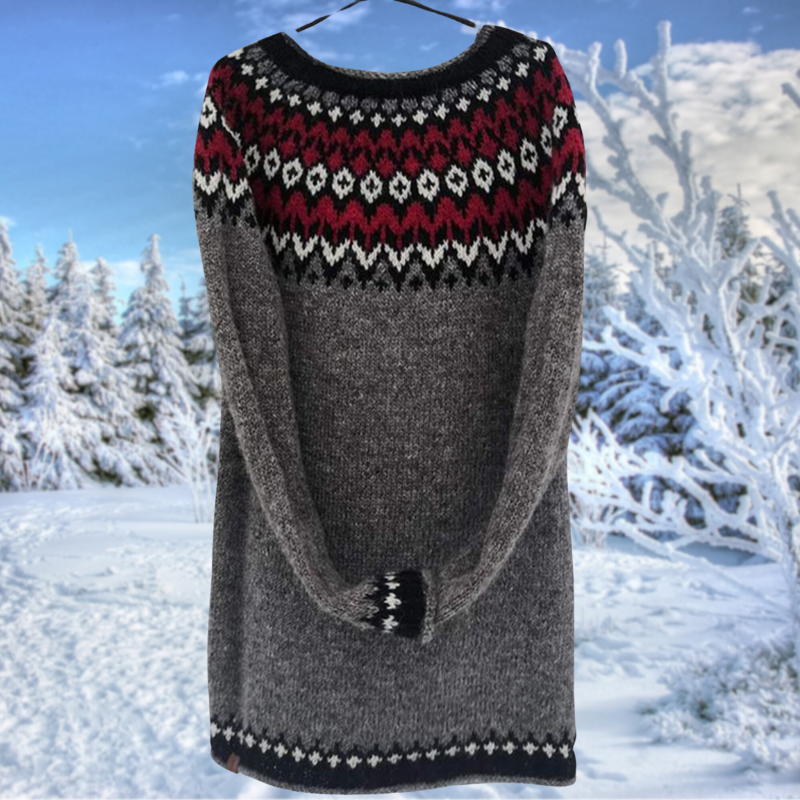 LP | Abito in maglia a fantasia casual