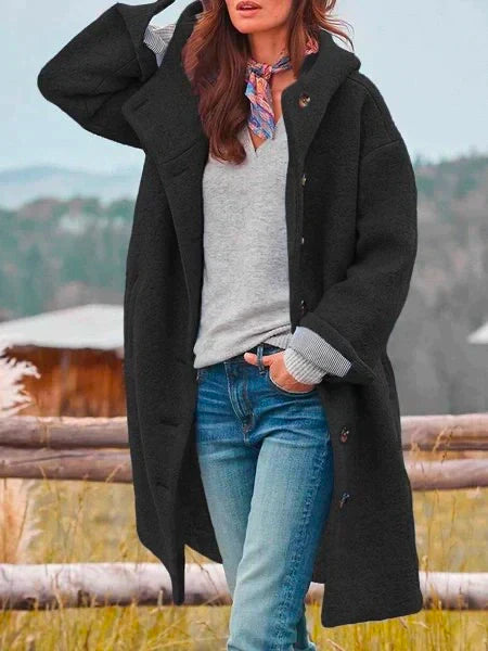 LP | Cappotto di lana oversize da donna