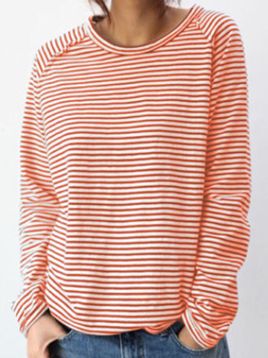 LP | Maglia casual a maniche lunghe a righe