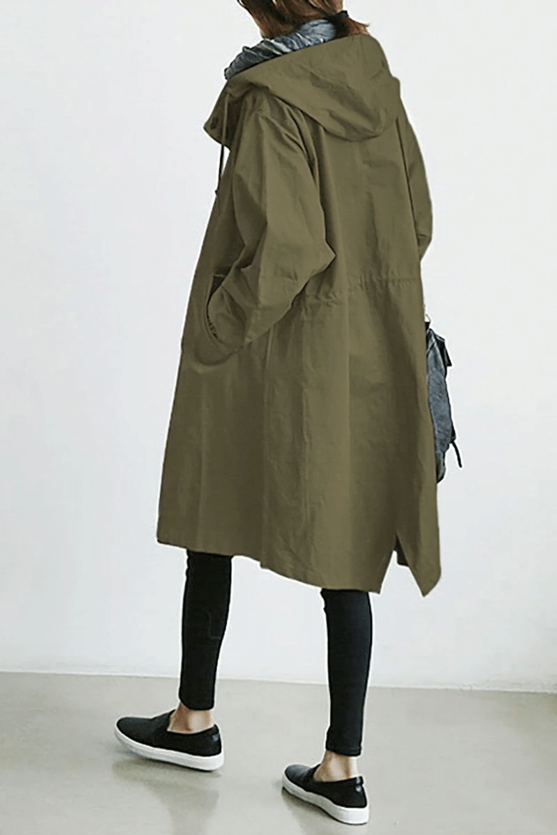 LP | Trench elegante, monocolore e largo