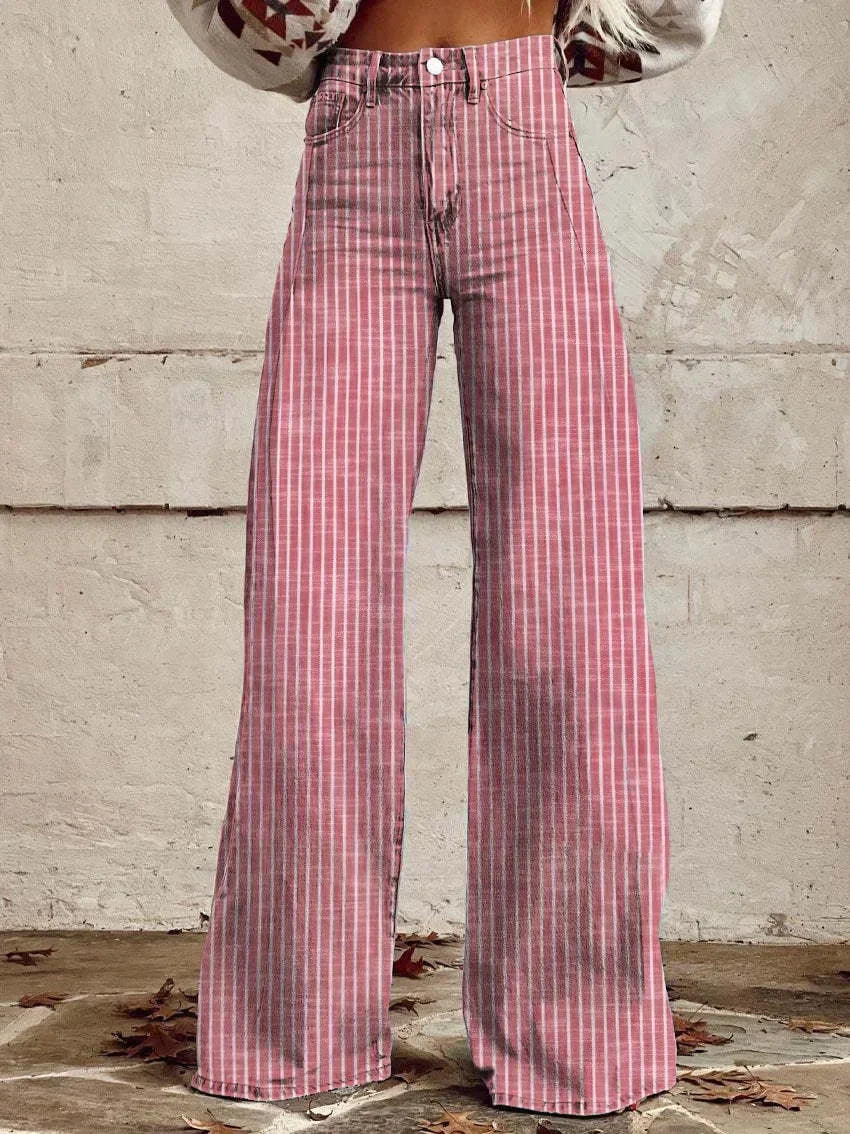 LP | Augusta™ Pantaloni classici a righe con gambe larghe
