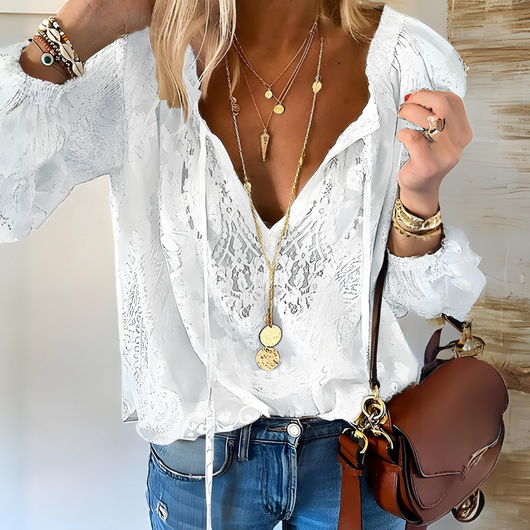 LP | Camicetta boho all'uncinetto per donna