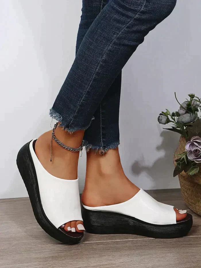 LP con plateau da donna LD | con punta aperta