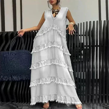 LP | Abito casual con scollo a V per donna