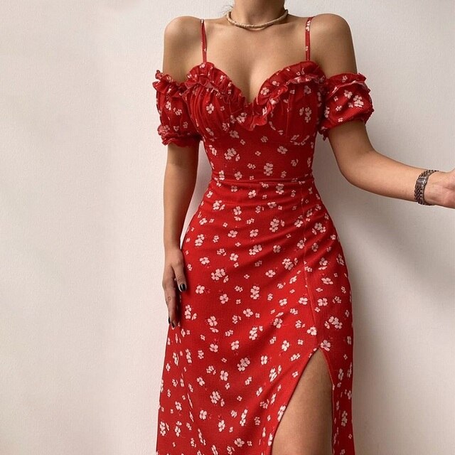 LP | Abito da cocktail con scollo a V