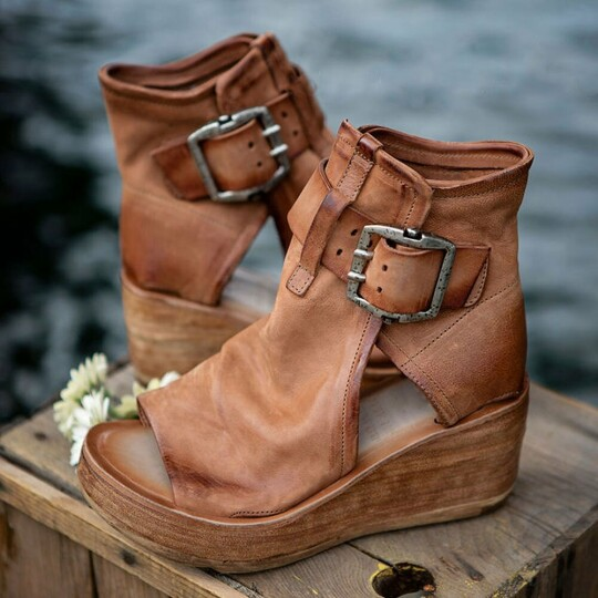 LP | Sandali con zeppa Boho