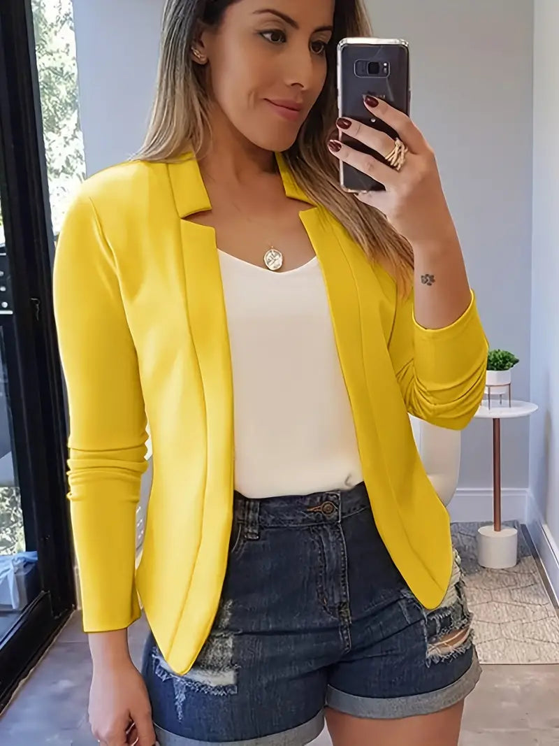 LP | blazer elegante a maniche lunghe per la primavera