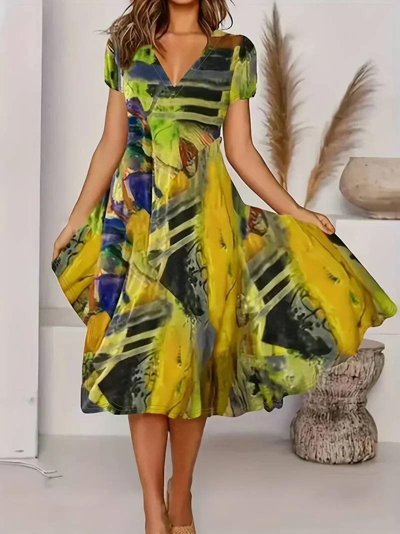 LP | Abito boho estivo con scollatura a V
