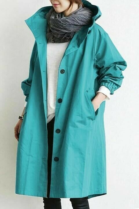 LP | Trench elegante, monocolore e largo