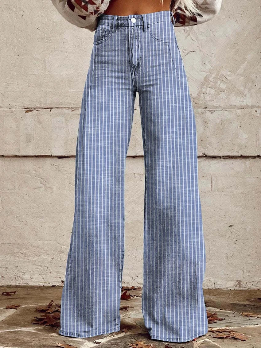 LP | Augusta™ Pantaloni classici a righe con gambe larghe
