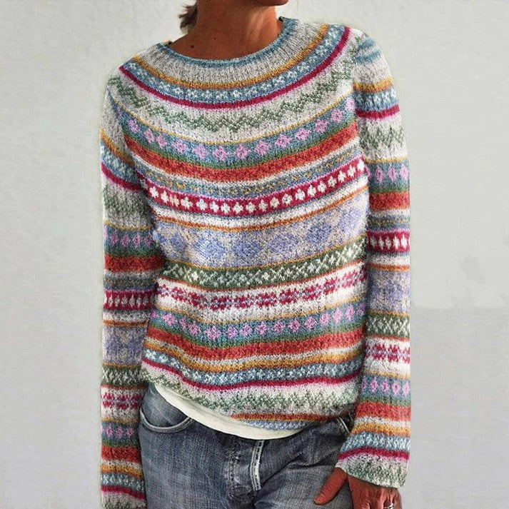 LP | Accogliente maglione nordico in stile fair isle