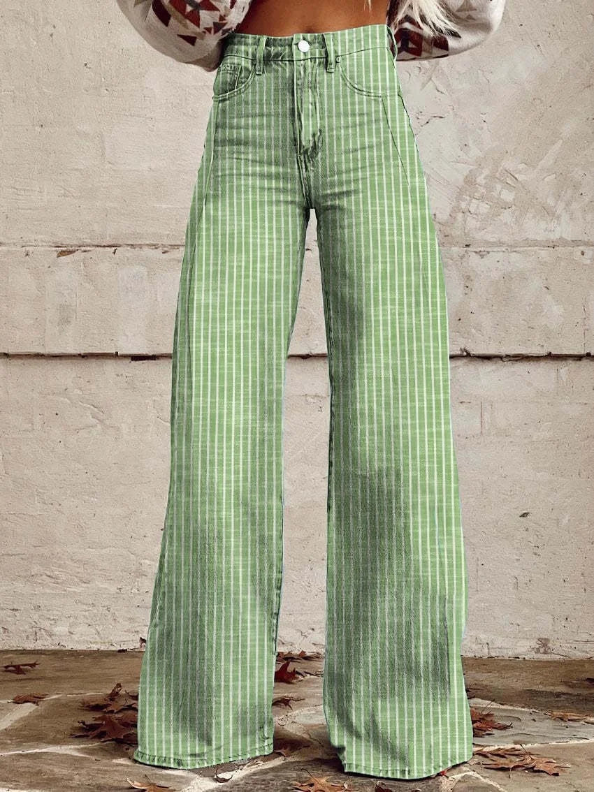 LP | Augusta™ Pantaloni classici a righe con gambe larghe