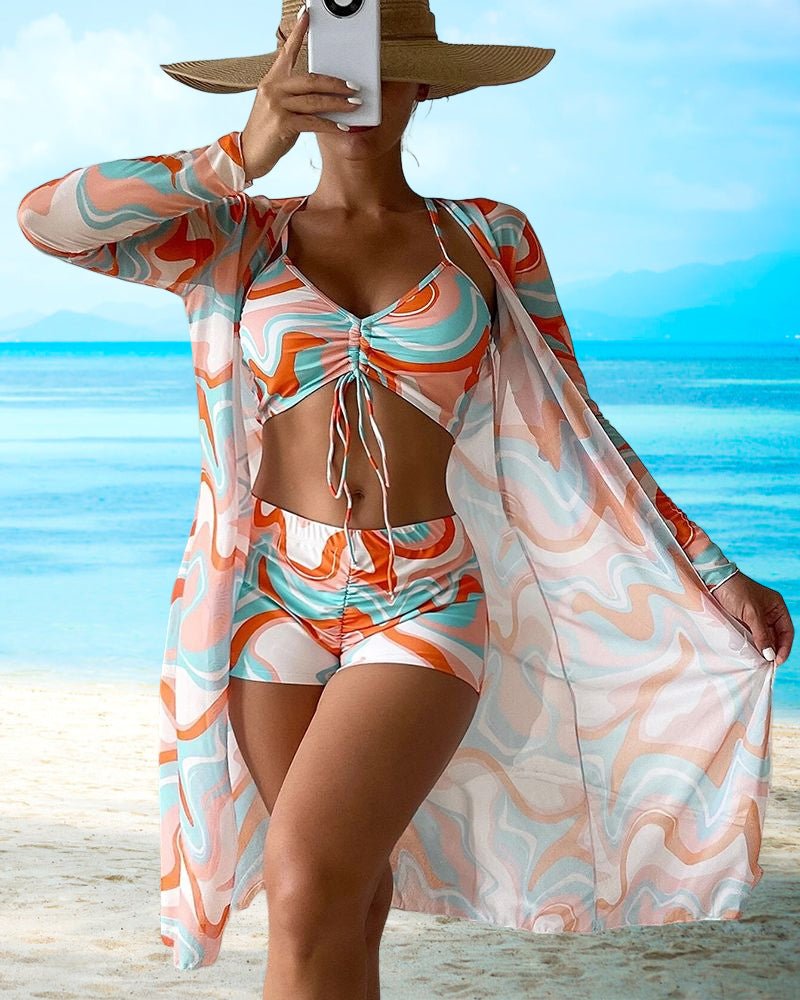 LP | Costume da bagno 3 pezzi a fantasia