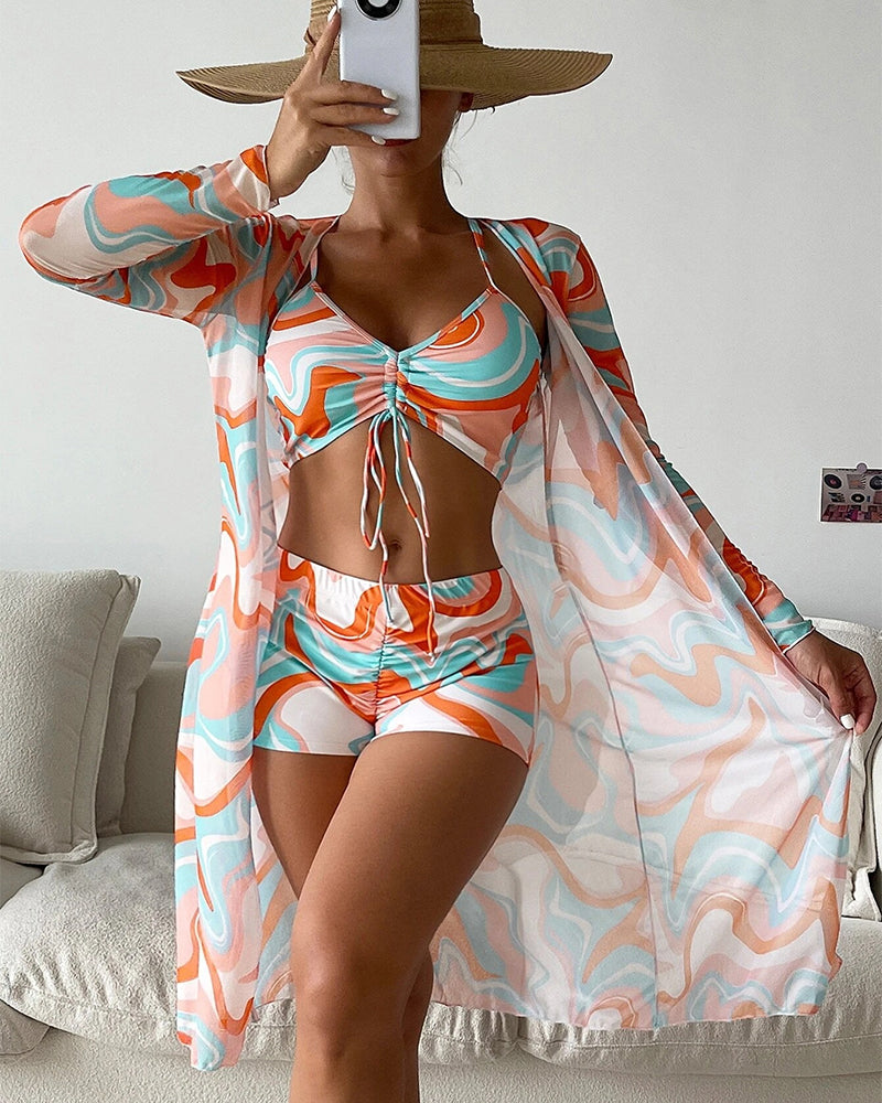 LP | Costume da bagno 3 pezzi a fantasia