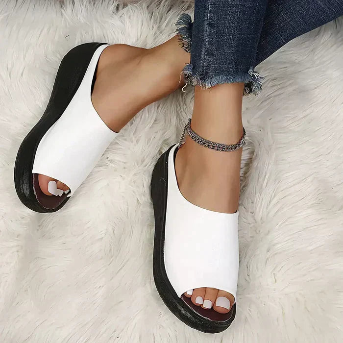 LP con plateau da donna LD | con punta aperta
