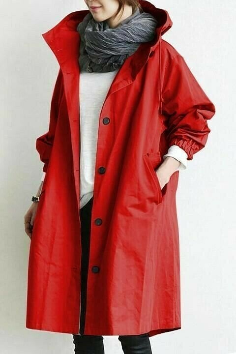 LP | Trench elegante, monocolore e largo