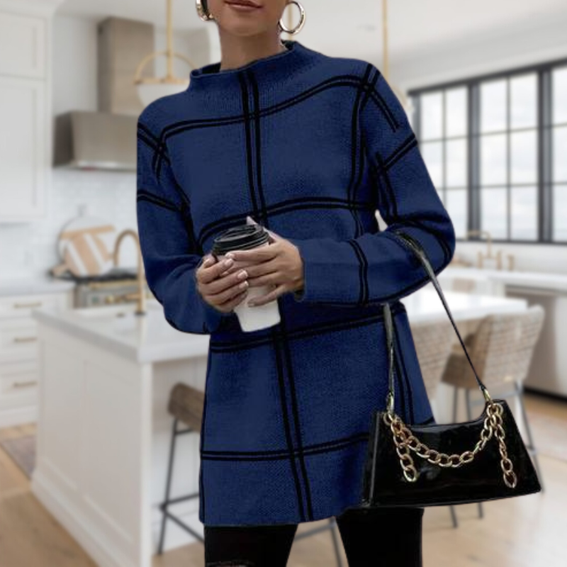 LP | Accogliente maglione a maniche lunghe a righe
