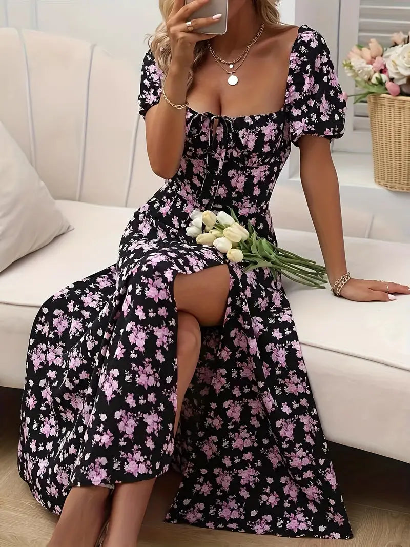 LP | Abito chic con spacco per la primavera e l'estate