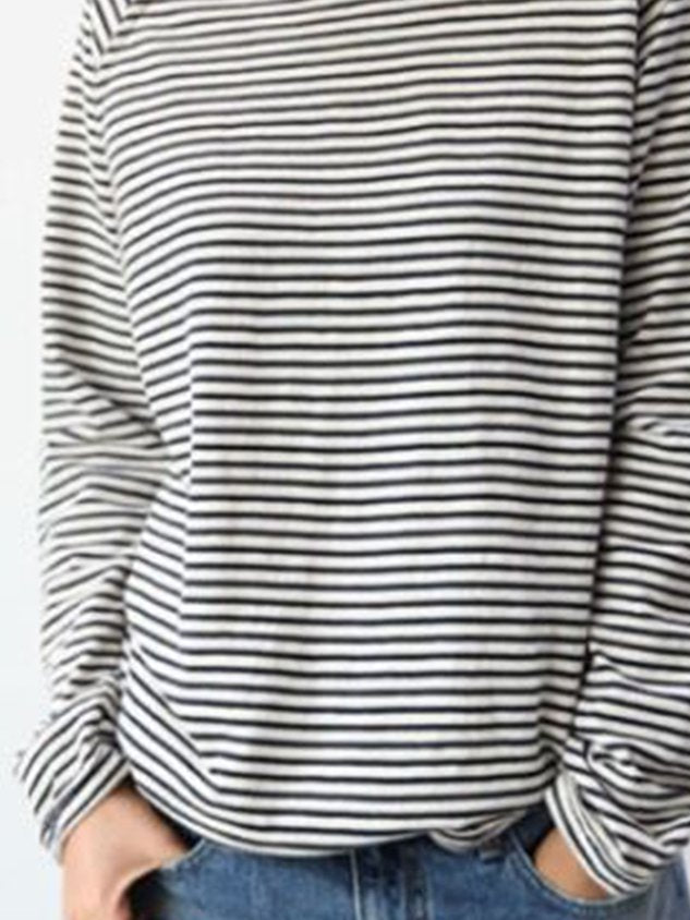 LP | Maglia casual a maniche lunghe a righe