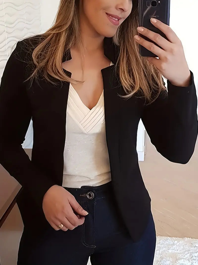 LP | blazer elegante a maniche lunghe per la primavera