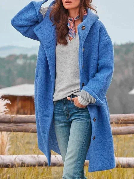 LP | Cappotto di lana oversize da donna