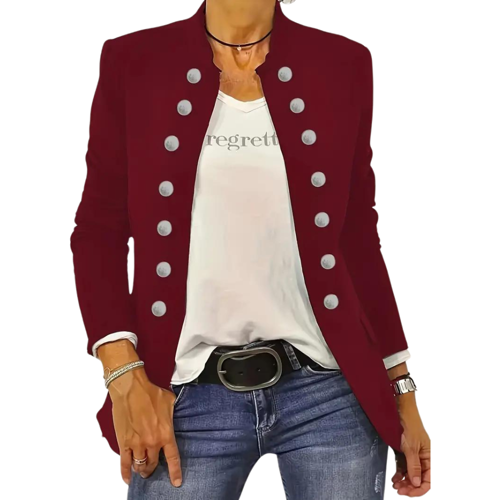 LP | Blazer casual da donna con bottoni sul davanti