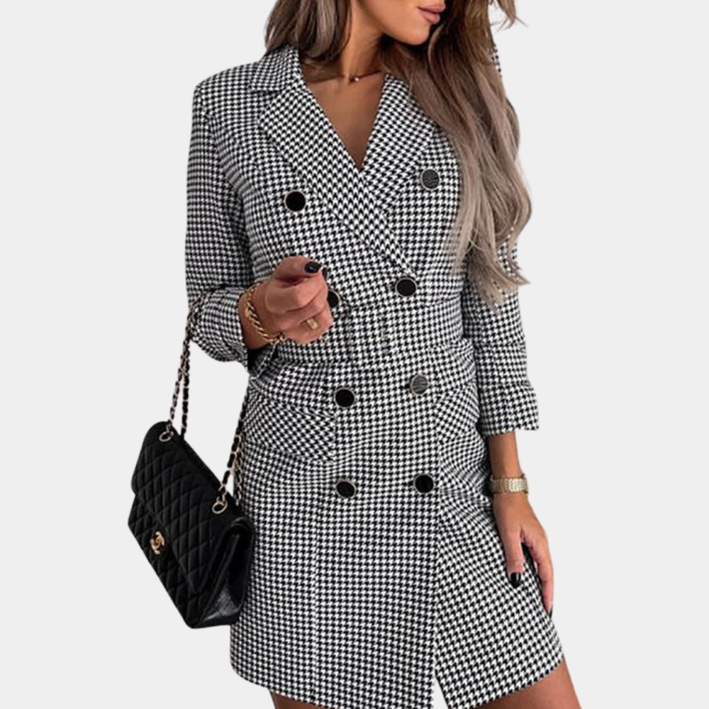 LP | Vestito blazer alla moda con cintura per le donne