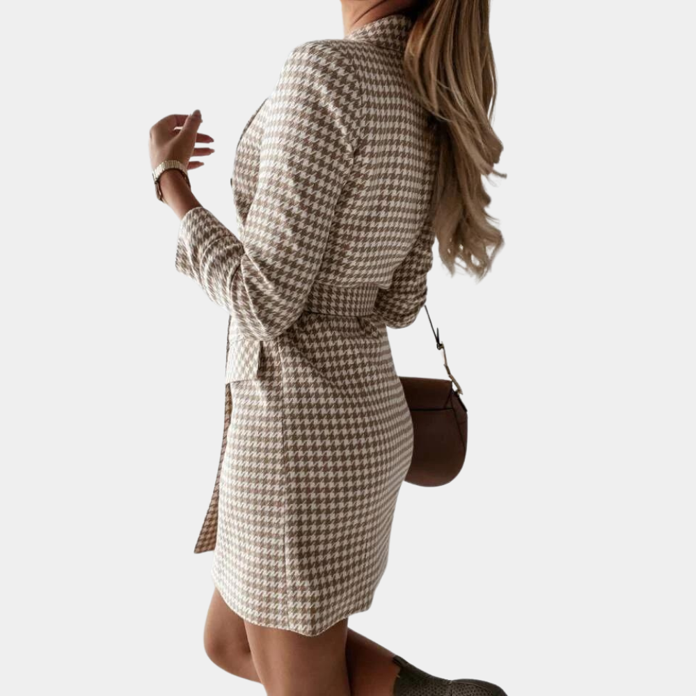 LP | Vestito blazer alla moda con cintura per le donne