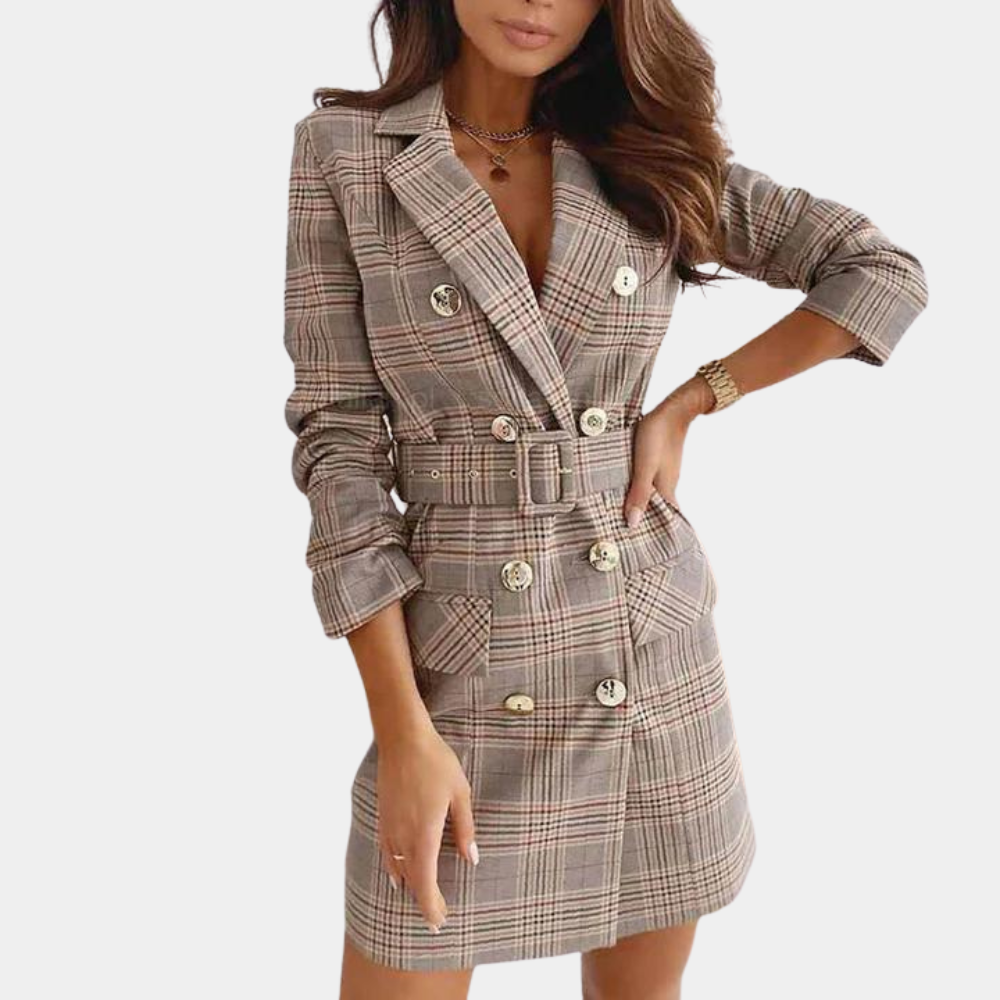 LP | Vestito blazer alla moda con cintura per le donne