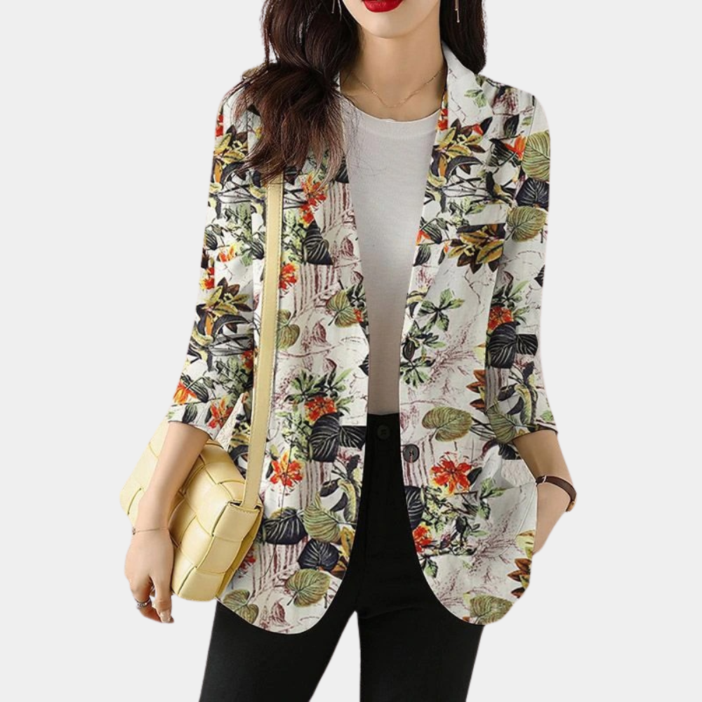 LP | Blazer da donna con motivo floreale