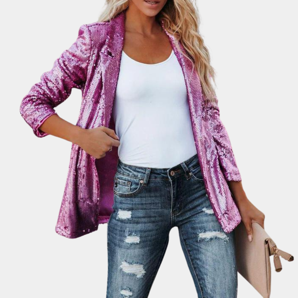 LP | Blazer glitterato alla moda per le donne