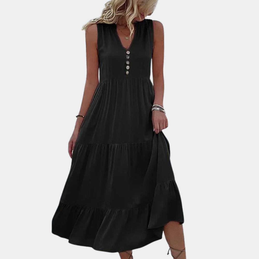 LP | Abito casual con scollo a V per donna