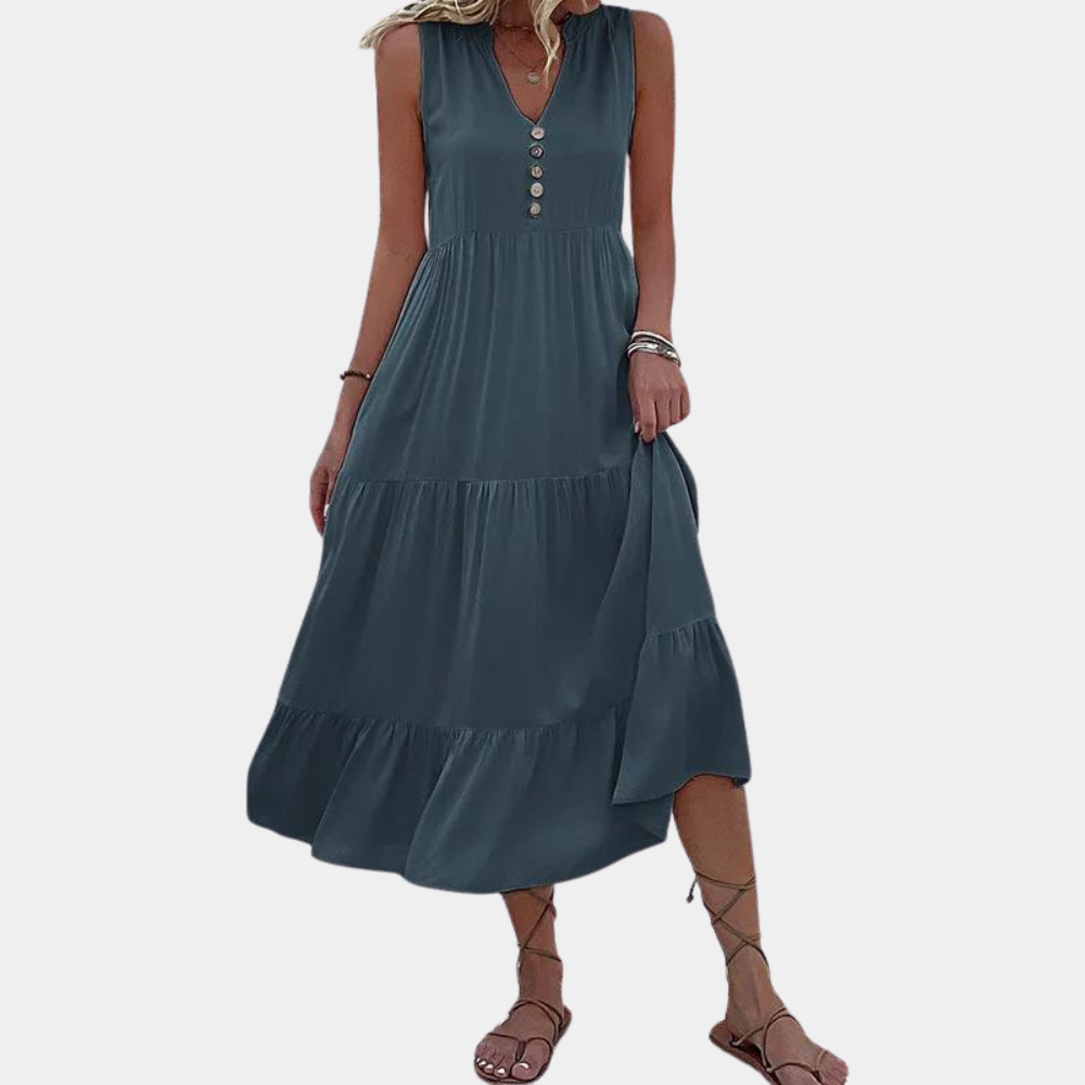 LP | Abito casual con scollo a V per donna