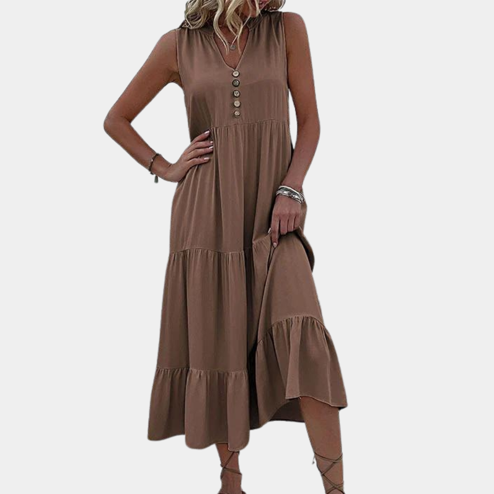 LP | Abito casual con scollo a V per donna