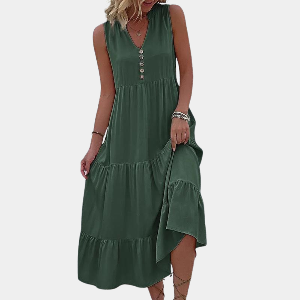 LP | Abito casual con scollo a V per donna