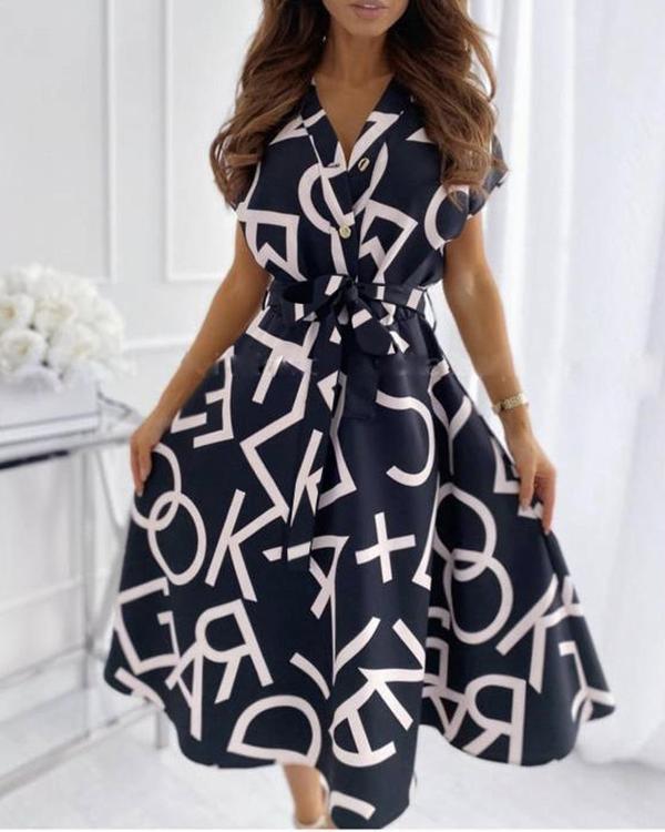 LP | Abito di moda con lettere maiuscole