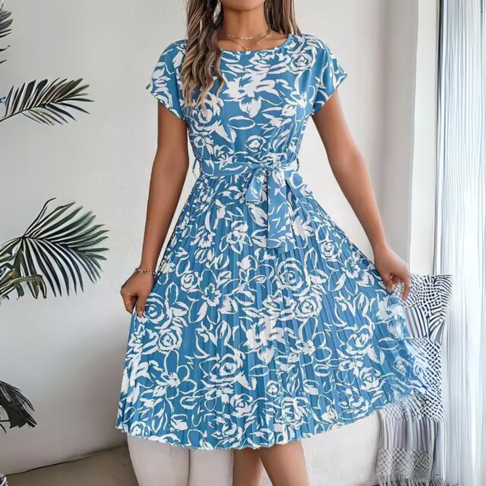 LP | Abito casual con stampa floreale e cintura