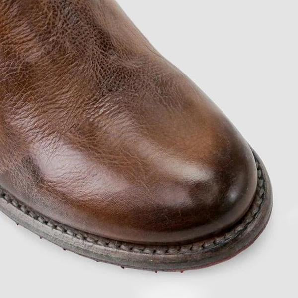 LP | Stivaletti da donna in pelle stile vintage