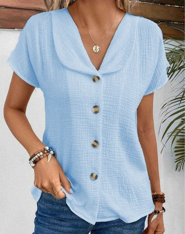 LP | Camicetta button-down elegante e raffinata con colletto