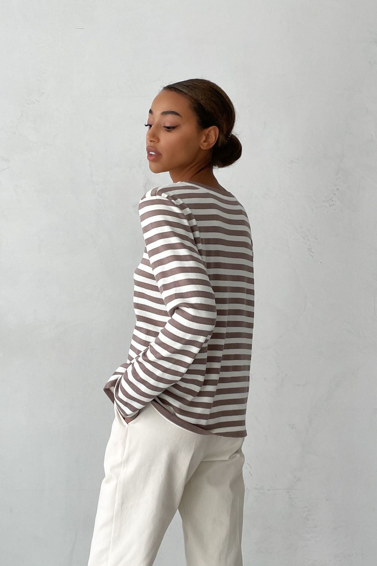 LP | Camicia classica a maniche lunghe a righe