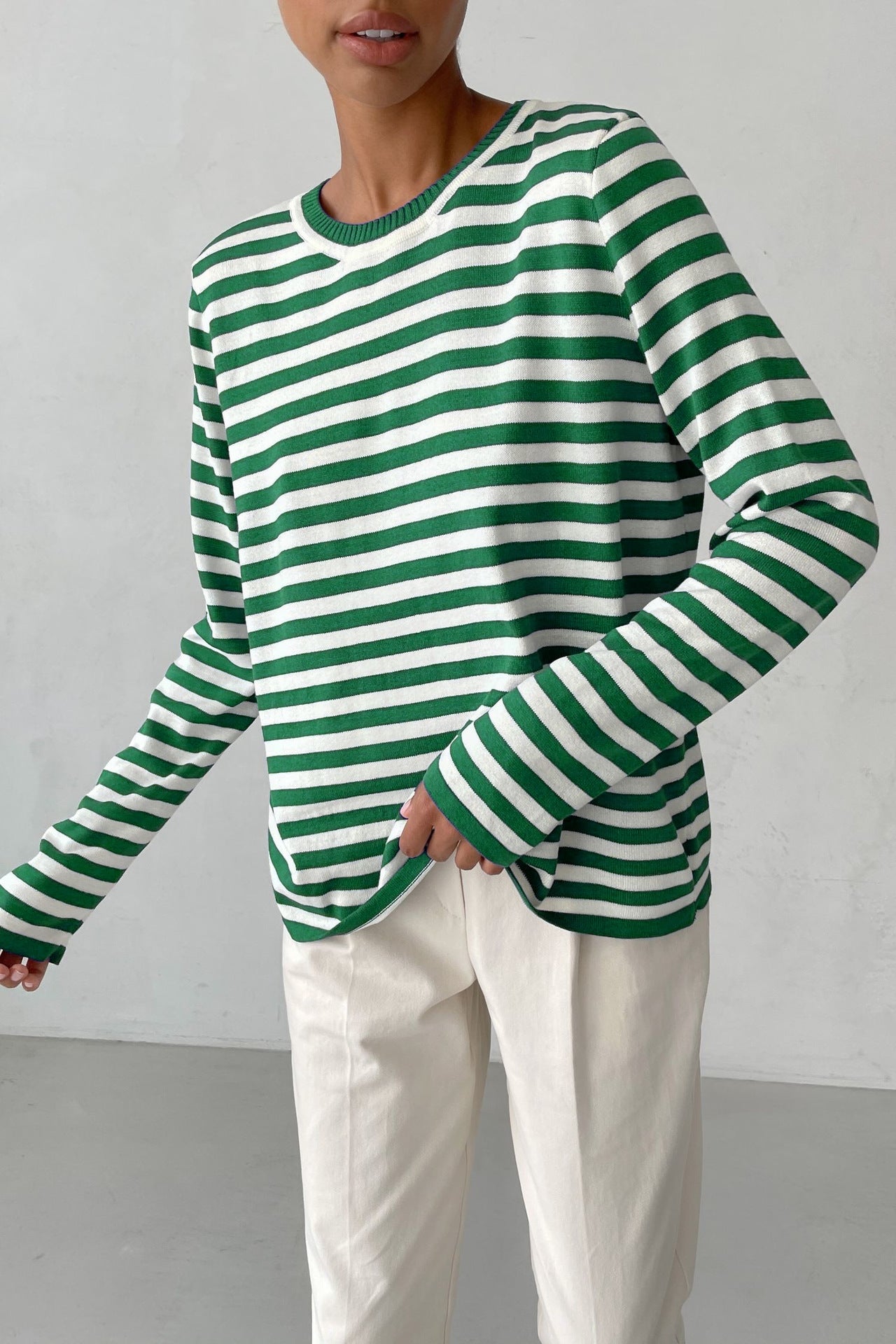 LP | Camicia classica a maniche lunghe a righe