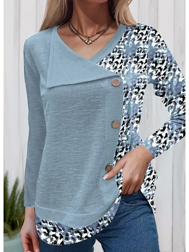 LP | Elegante camicia a maniche lunghe con abbottonatura alla moda