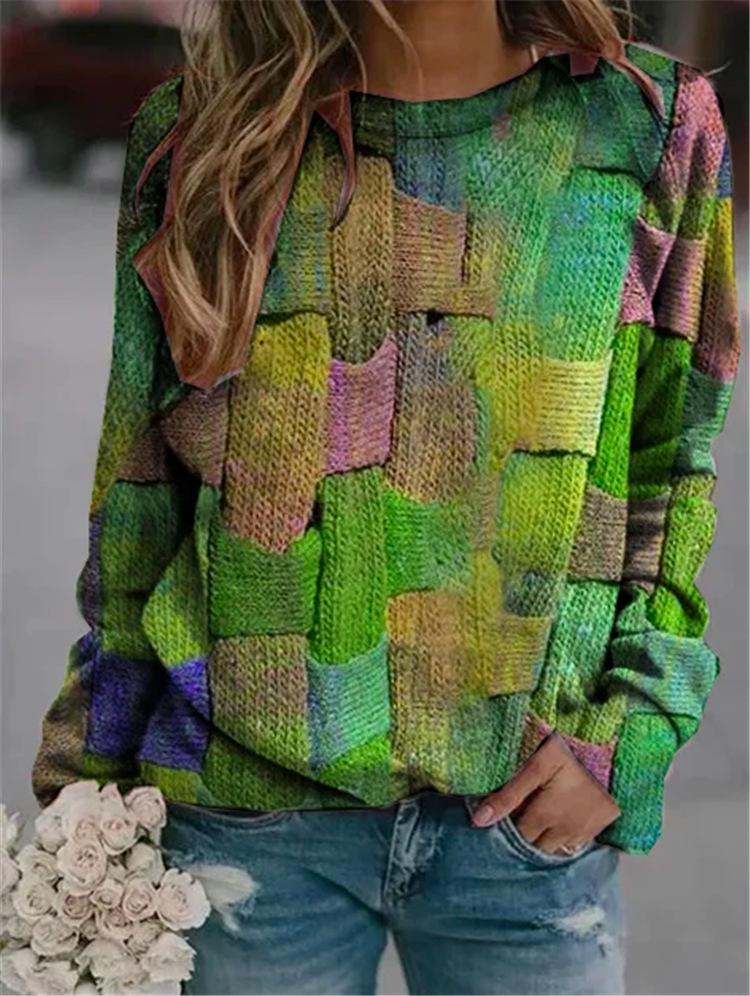 LP | Maglia strutturata patchwork