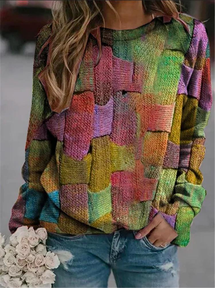 LP | Maglia strutturata patchwork
