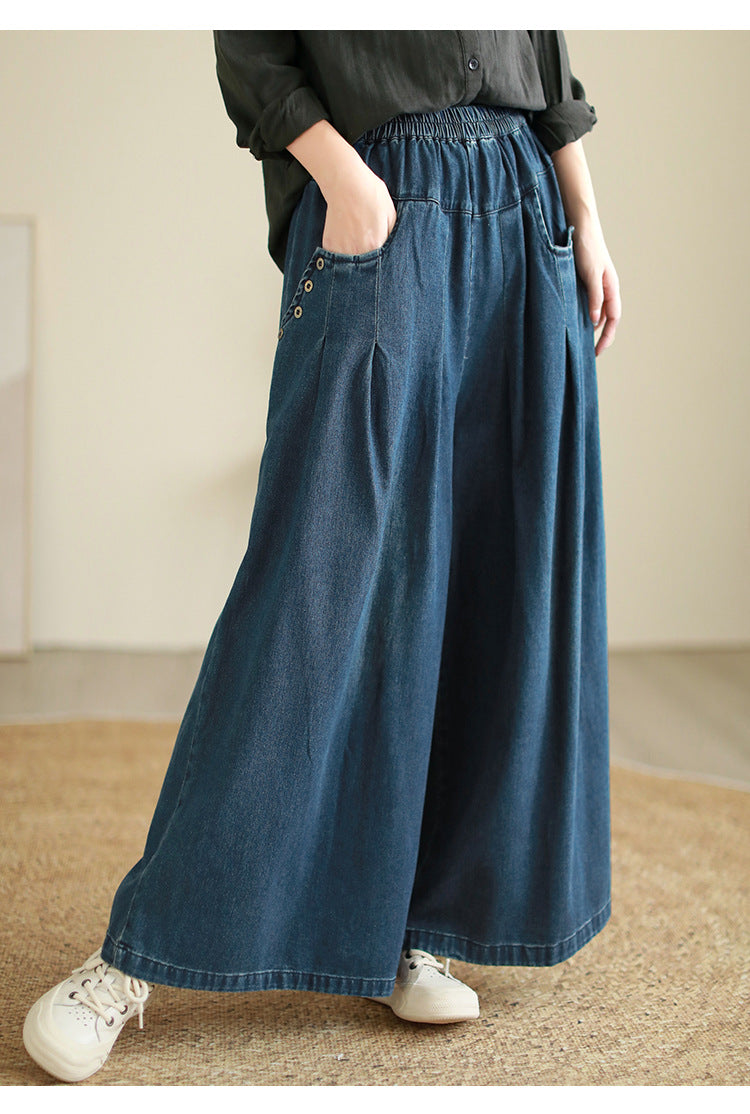 LP | Pantaloni larghi semplici e traspiranti