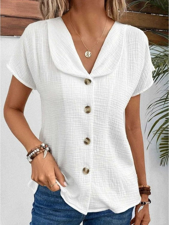 LP | Camicetta button-down elegante e raffinata con colletto