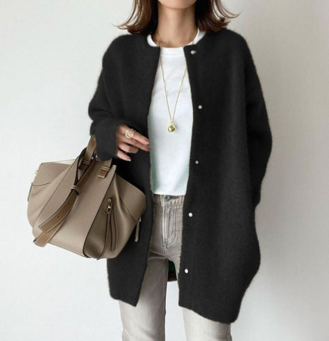 LP | Cardigan minimalista in misto lana